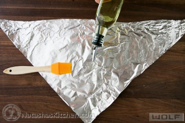 oiling foil shield for turkey breast