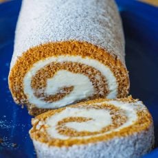 Pumpkin Cake Roll Dessert