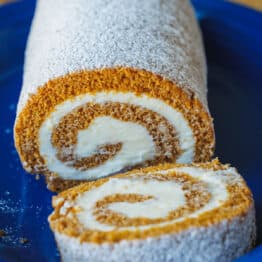 Pumpkin Cake Roll Dessert