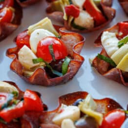 Salami Cups Antipasto