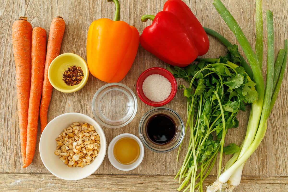 vegetable and spices for making side dish